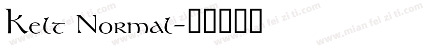 Kelt Normal字体转换